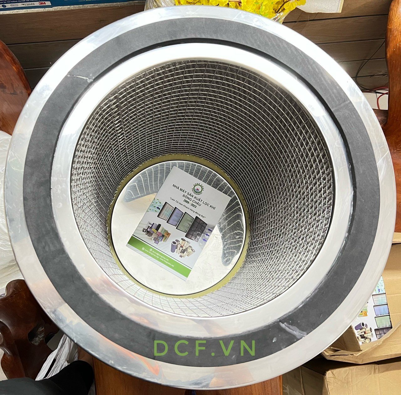 Anti-corrosion stainless steel wool mesh dust filter core