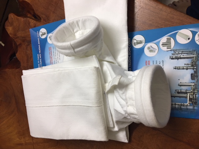 Túi lọc bụi PE500 lọc bụi gỗ, lọc bụi ximang, lọc bụi nhà máy nhiệt điện