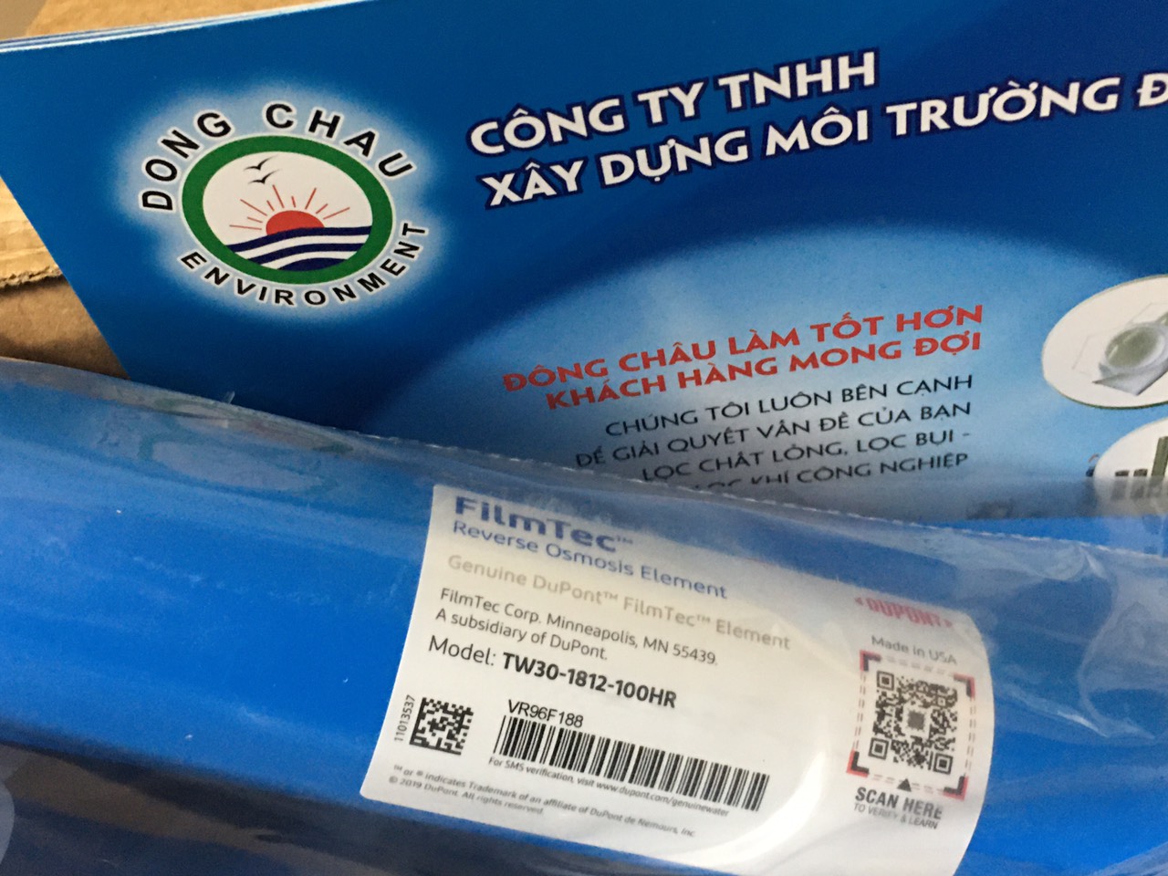 Màng RO Dupont TW30-1812-100HR dùng cho gia đình Màng RO Dupont TW30-1812-100HR dùng cho gia đình