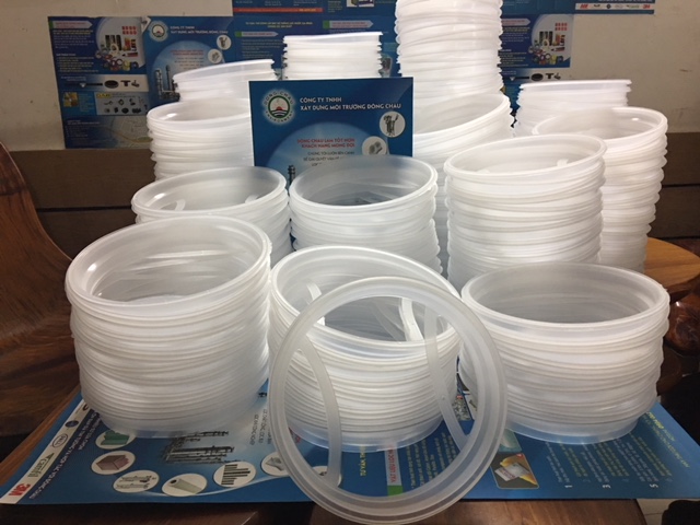 liên hệ đông châu phân phối Vòng nhựa để ép nhiệt may túi lọc cặn chất lỏng