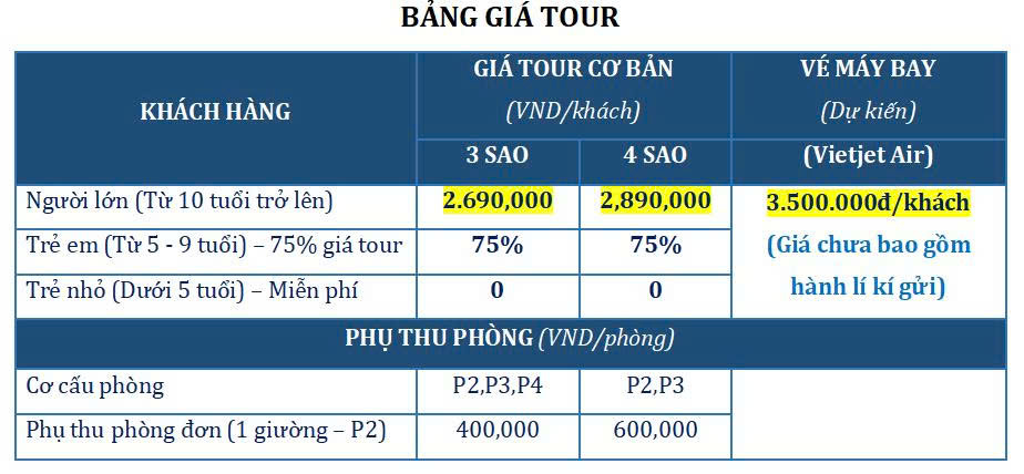 Tour Nha Trang 3 Ngày 2 Đêm bằng máy bay