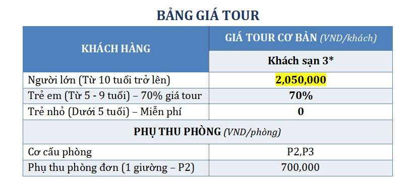 Tour Hạ Long ghép đoàn 2 Ngày 1 Đêm