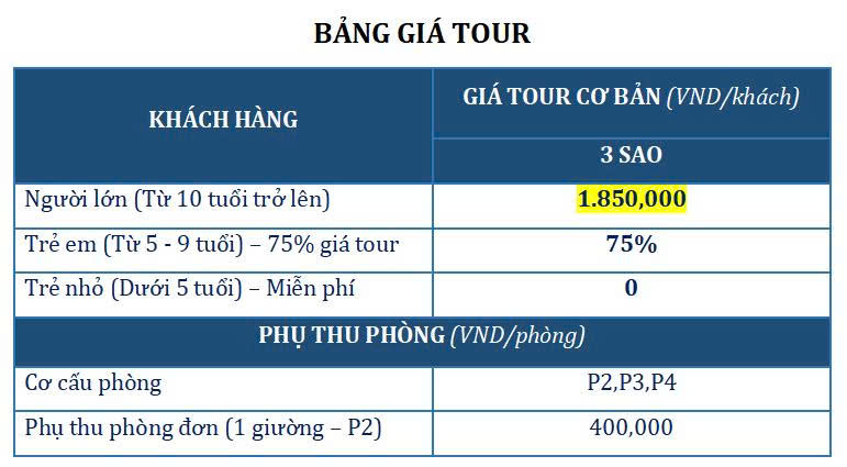 Tour du lịch Miền Tây 2 Ngày 1 Đêm