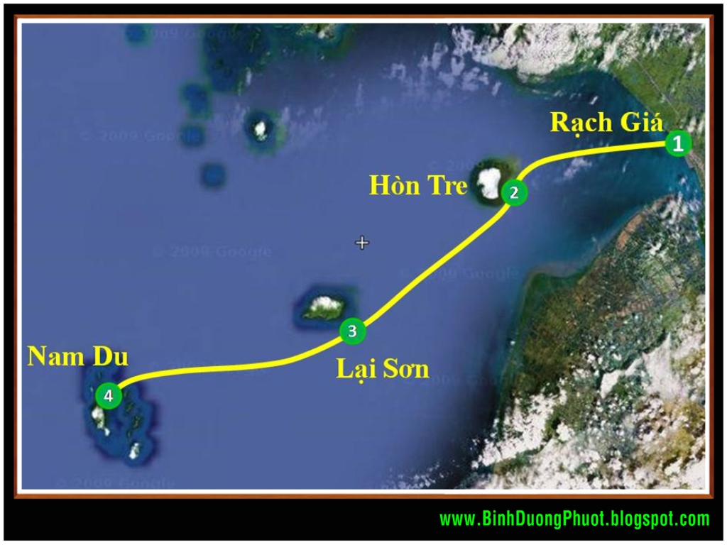bản Đồ đến Đảo Nam Du bản Đồ đến Đảo Nam Du