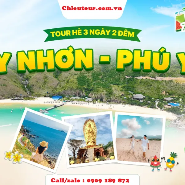 Tour Quy Nhơn - Phú Yên Khởi Hành Từ Bắc Ninh