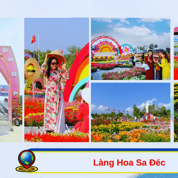Tour Làng Hoa Sa Đéc Quýt Hồng Lai Vung 1 Ngày