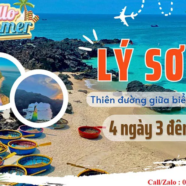 TOUR TPHCM - ĐÀ NẴNG - ĐẢO LÝ SƠN 4 NGÀY 3 ĐÊM