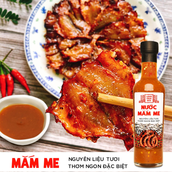 combo 4 chai nước mắm me cao cấp 300g làng chài xưa