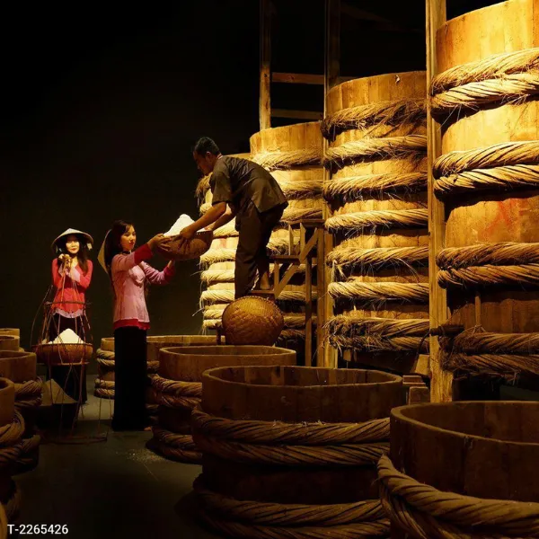 Combo 2 Bình Gốm Nước Mắm Tĩn Tôm Biển Truyền Thống 60N 500ml -Nước Mắm Tĩn