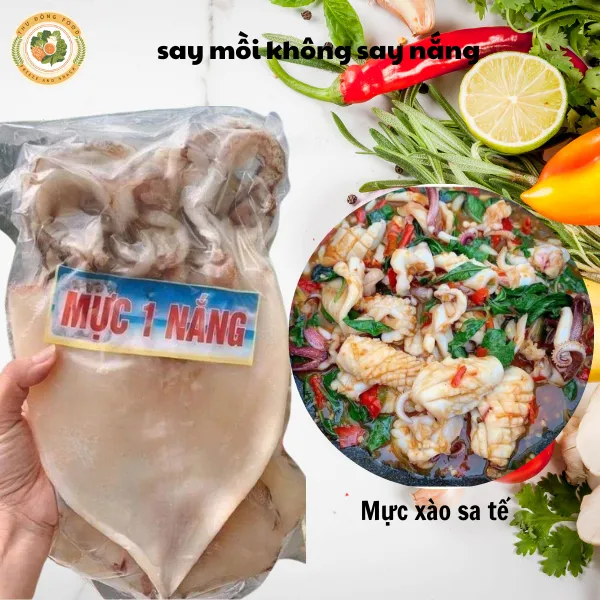 Mực Một Nắng Túi Hút Chân Không 1kg