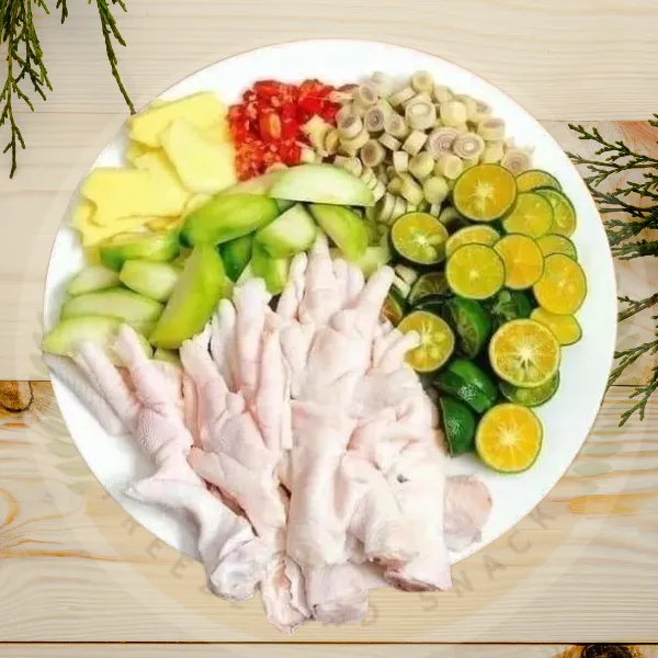 Chân Gà Rút Xương Khay 1kg Net 5