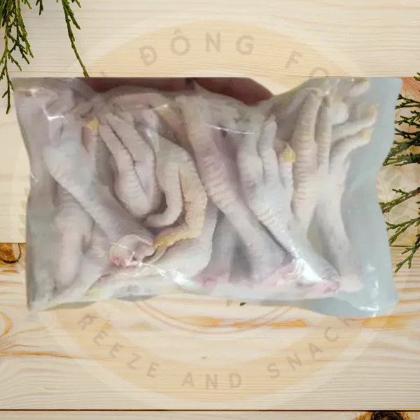 Chân Gà Tươi Có Xương Cấp Đông 1kg