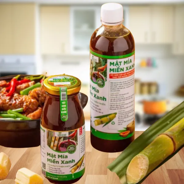 Combo 2 Chai Mật Mía Hữu Cơ