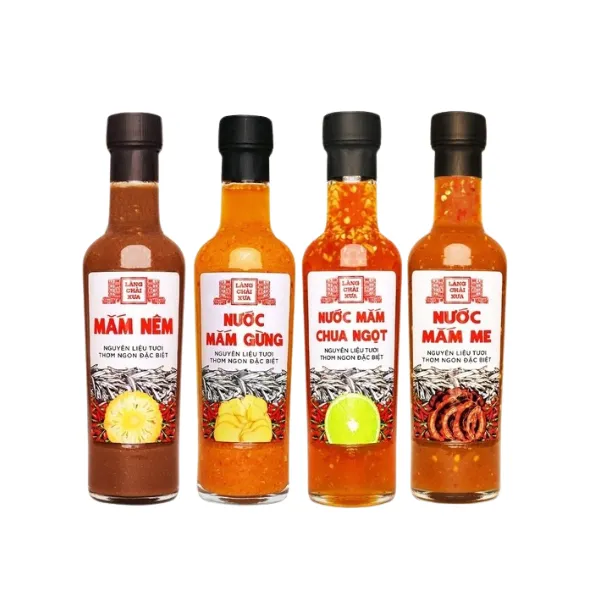 Combo 4 Chai Nước Mắm Pha Sẵn (Mắm Nêm, Nước Mắm Chua Ngọt, Nước Mắm Gừng, Nước Mắm ) 300g