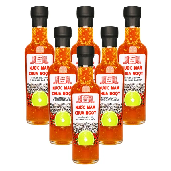 Combo 4 Chai Nước Mắm Chua Ngọt Cao Cấp 300g Làng Chài Xưa