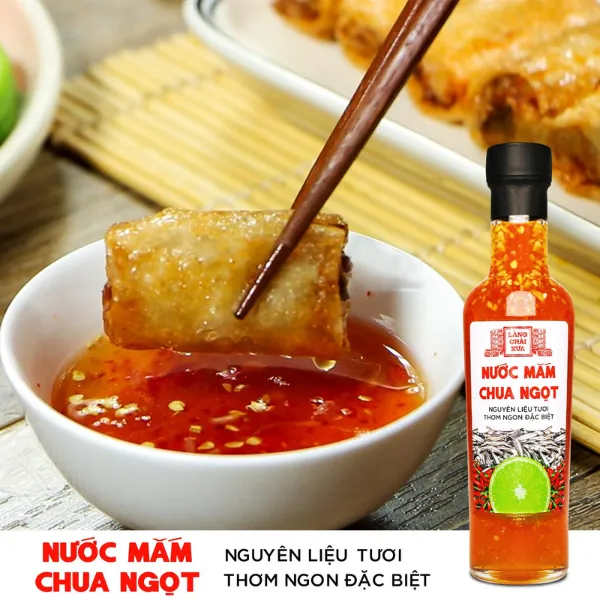 Combo 4 Chai Nước Mắm Chua Ngọt Cao Cấp 300g Làng Chài Xưa