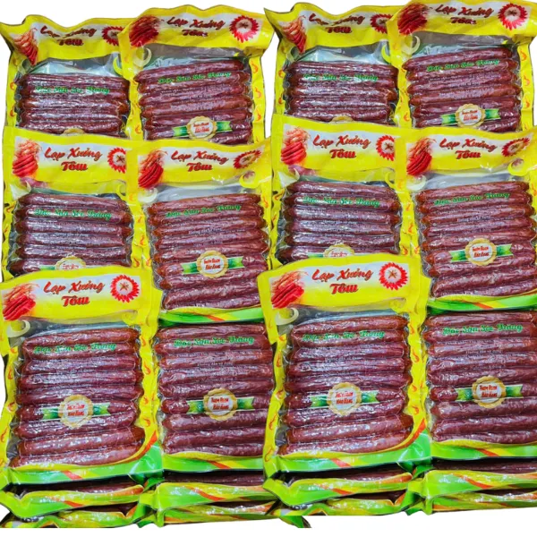 Lạp Xưởng Tôm Túi 500G Đặc Sản Sóc Trăng