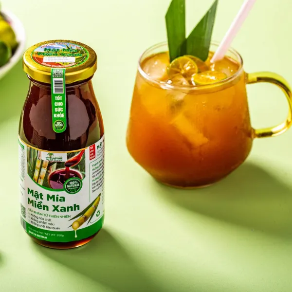 Mật Mía  Quảng Ngãi Chai Thủy Tinh 350g