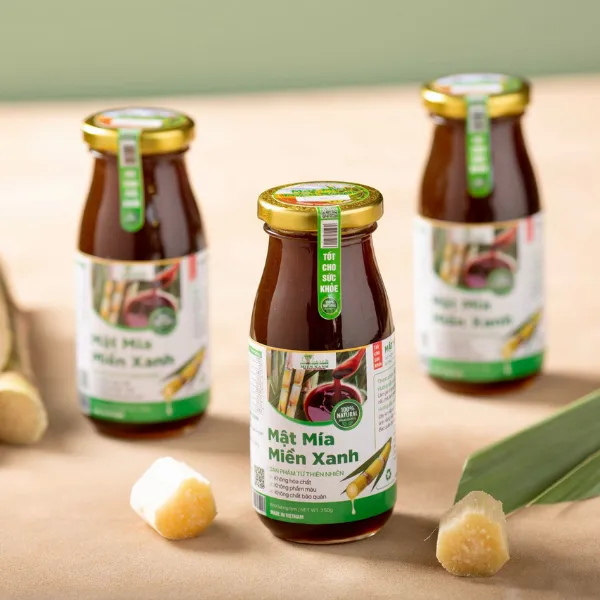 Mật Mía  Quảng Ngãi Chai Thủy Tinh 350g