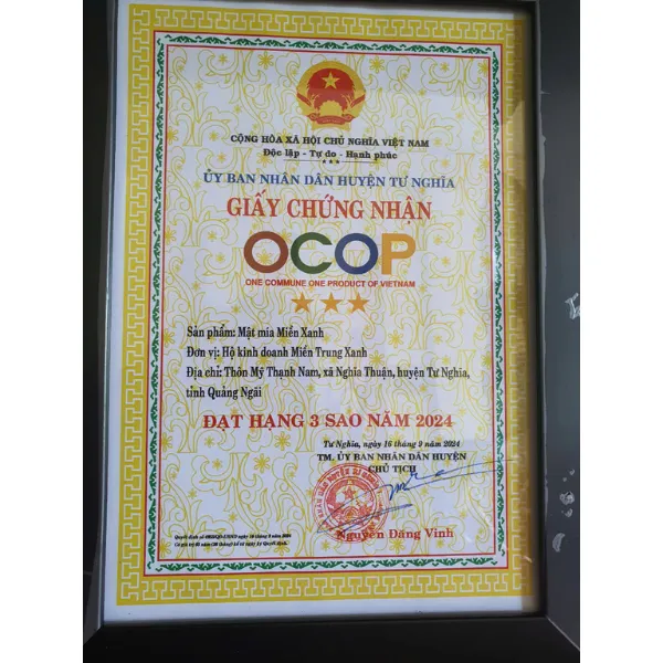 Mật Mía  Quảng Ngãi Chai Thủy Tinh 350g