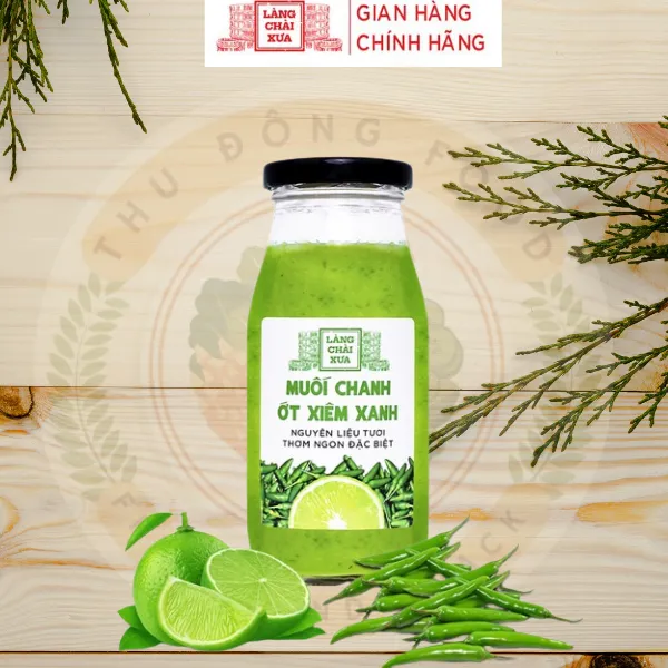 Muối Chanh Ớt Xiêm Xanh Cao Cấp Làng Chài Xưa