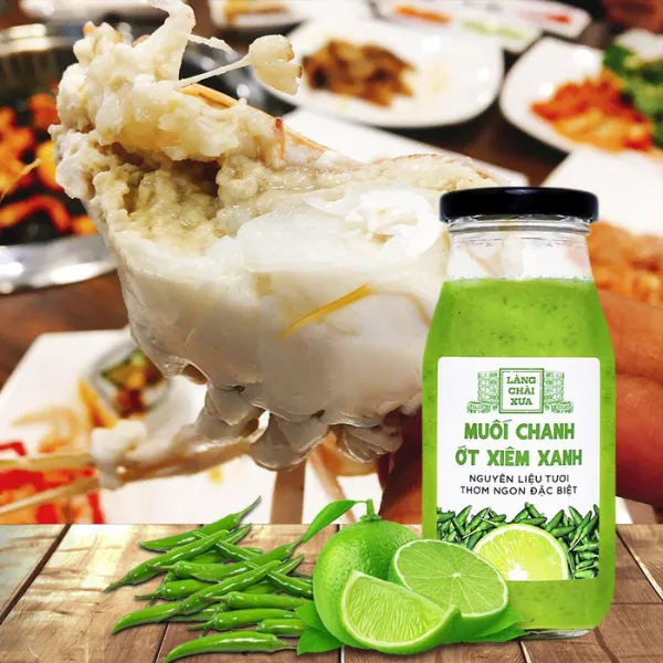 Muối Chanh Ớt Xiêm Xanh Cao Cấp Làng Chài Xưa