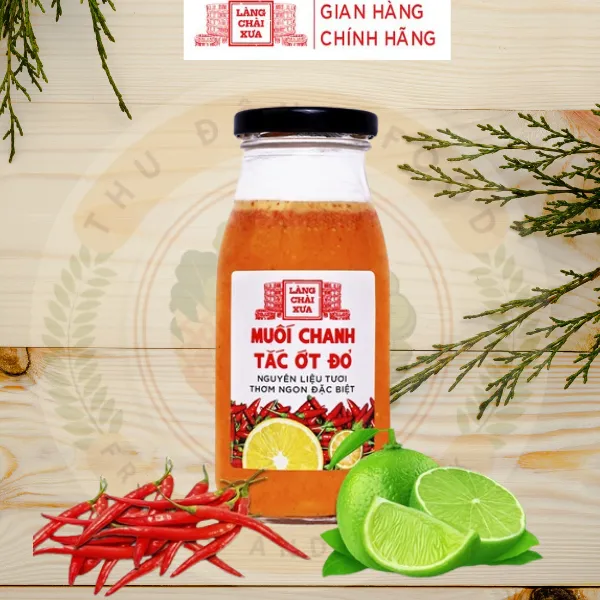 Muối Ớt Đỏ Chanh Tắc Cao Cấp Làng Chài Xưa