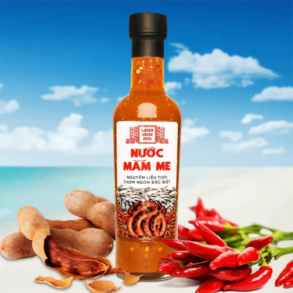 Combo 4 Chai Nước Mắm Me Cao Cấp 300G Làng Chài Xưa