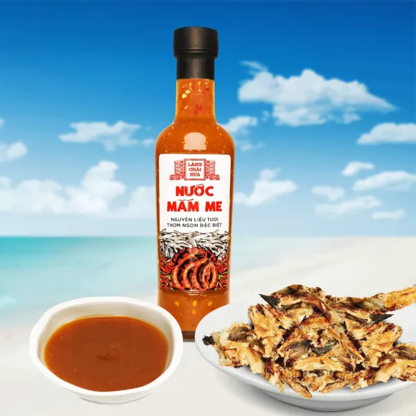 Combo 4 Chai Nước Mắm Me Cao Cấp 300G Làng Chài Xưa