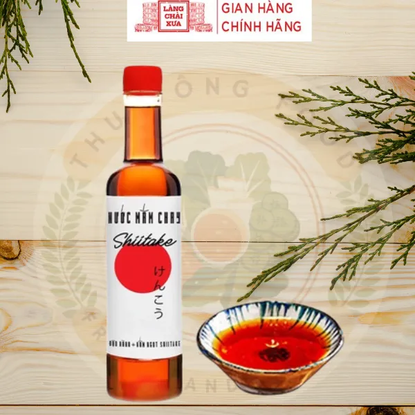 Nước Mắm Chay Cao Cấp Shitake 525ml Làng Chài Xưa