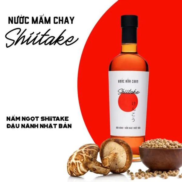 Nước Mắm Chay Cao Cấp Shitake 500ml
