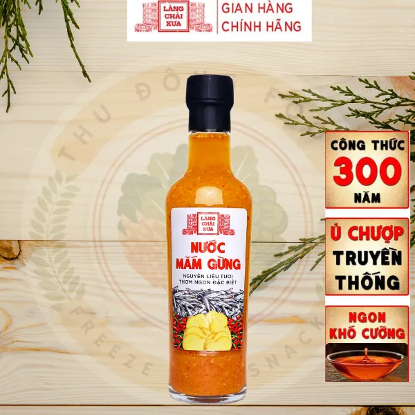 Nước Mắm Gừng Tỏi Ớt 300g Làng Chài Xưa