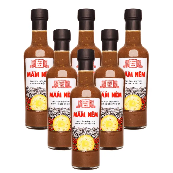 Combo 4 Chai Nước Mắm Nêm Pha Sẵn Cao Cấp 300G- Làng Chài Xưa