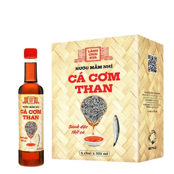Nước Mắm Nhỉ Cá Cơm Than 525ml