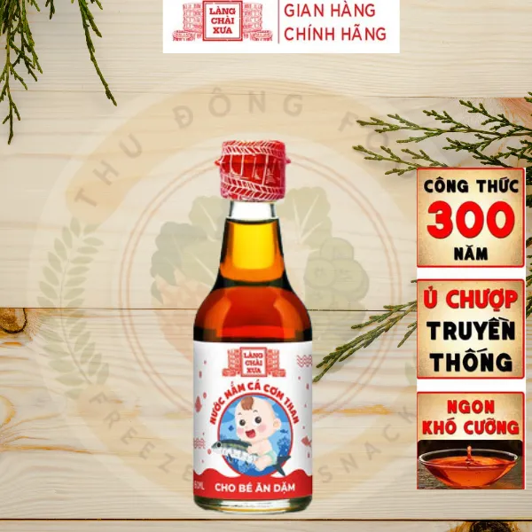 Nước Mắm Cá Cơm Than Cho Bé Ăn Dặm 6 Tháng Tuổi