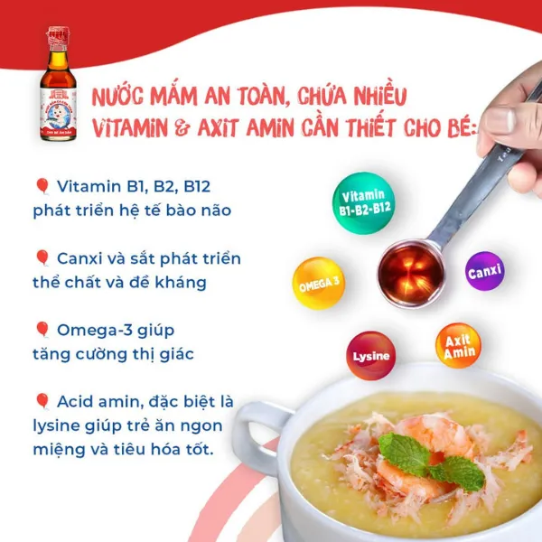 Nước Mắm Cá Cơm Than Cho Bé Ăn Dặm 6 Tháng Tuổi