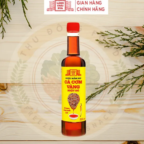 [Combo 3 Chai 3 Vị] Nước Mắm Biển Cá Cơm Than,Tôm Biển, Cá Cơm Vàng Ruột Đỏ 525ml