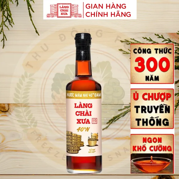 Nước Mắm Nhỉ Nhãn Vàng 40 Độ Đạm 500ml