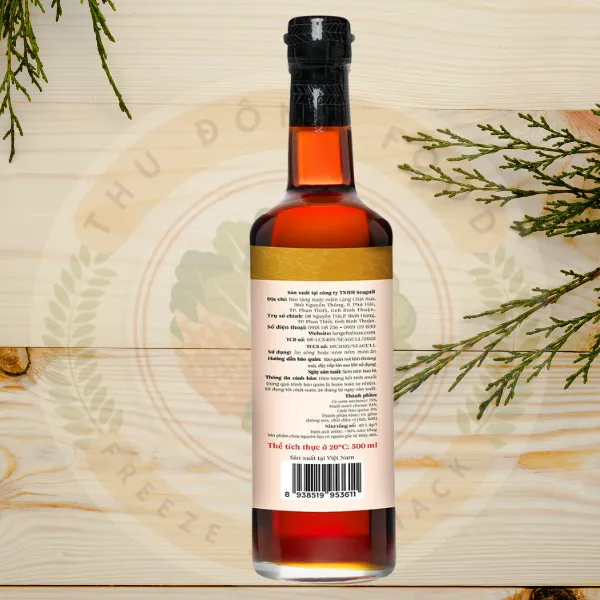 Nước Mắm Nhỉ Nhãn Vàng 40 Độ Đạm 500ml