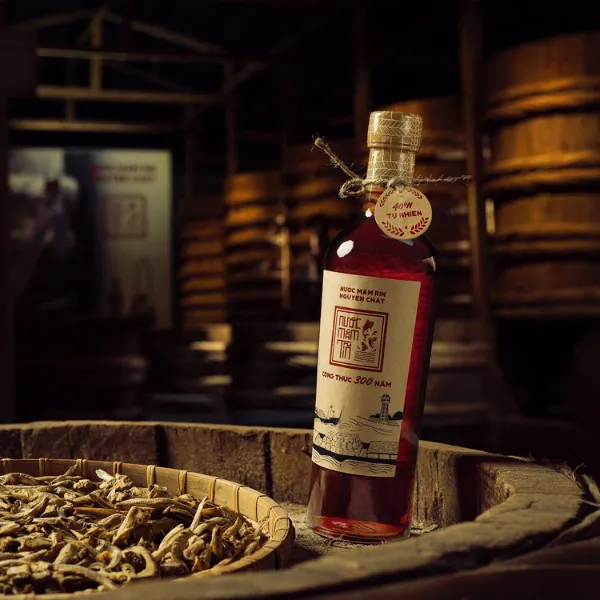 Cặp 2 Chai Nước Mắm Tĩn Nhãn Đỏ 40 Độ Đạm 500ml