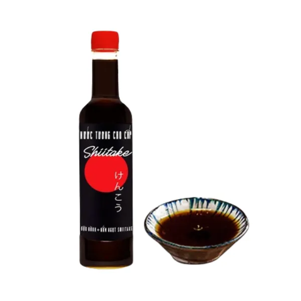 Nước Tương Cao Cấp Shiitake Chai Nhựa 525ml Làng Chài Xưa