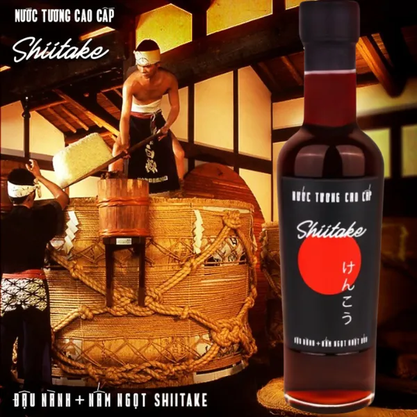 Nước Tương Cao Cấp Shiitake Chai Thủy Tinh 250ml