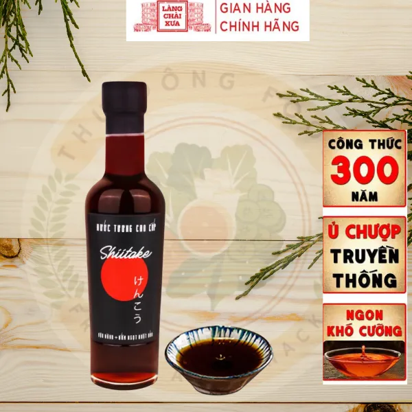 Nước Tương Cao Cấp Shiitake Chai Thủy Tinh 250ml