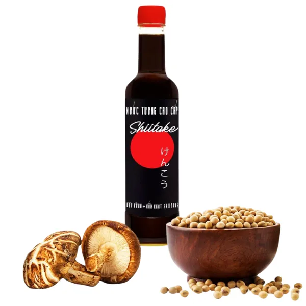 Nước Tương Cao Cấp Shiitake Chai Thủy Tinh 250ml