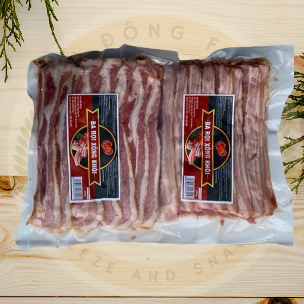 Ba Rọi Heo Xông Khói Cắt Lát Khay 500g