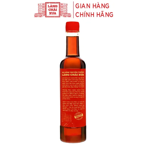 Thùng 6 Chai Nước Mắm Tôm Biển Hồng Ngọc Đại Dương 525ml Làng Chài Xưa