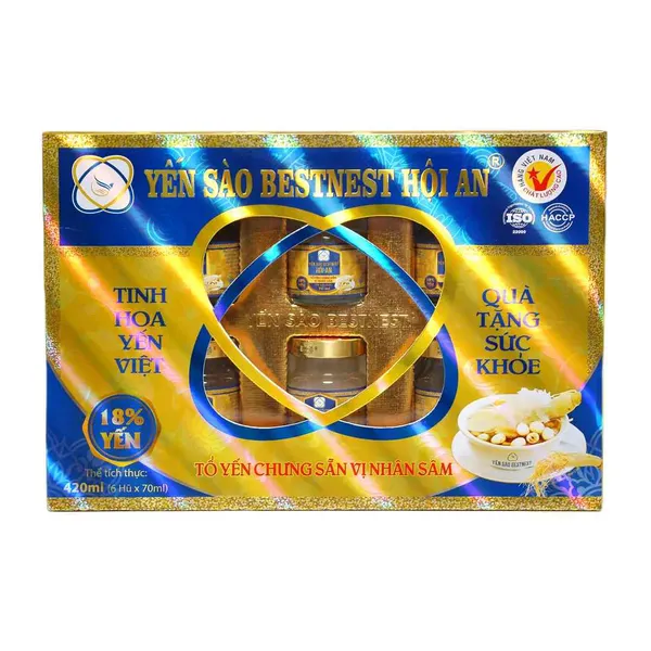 Yến Sào Chưng Sẵn Mix Hạt Chia 30% Lốc 6 Hủ