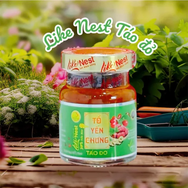 Tổ Yến Chưng Sẵn Vị Táo Đỏ 30% Lốc  Hủ