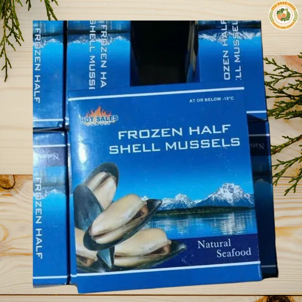 Vẹm Đen Nửa Vỏ New ZeaLan Bịch 1kg