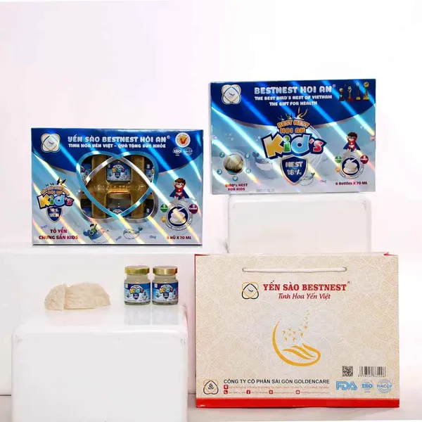 Tổ Yến Trẻ Em  Chưng Sẵn 18% Kid Hop 6 Hu